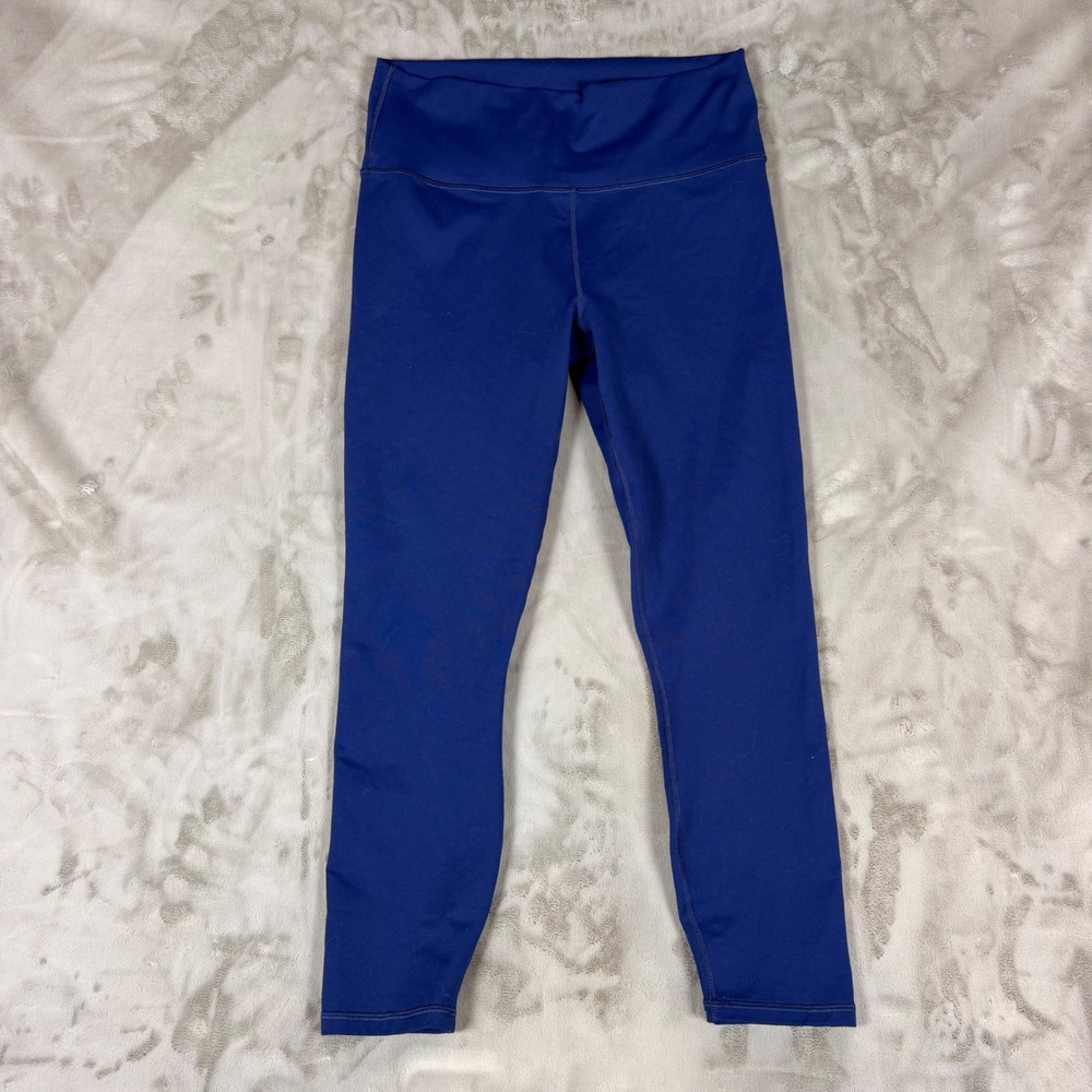 Fabletics PowerHold High Waisted Compression Leggings Royal Blue XS 24 Inseam